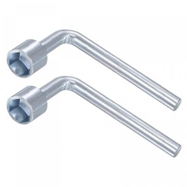 uxcell 13mm Metric L Shaped Angled Open Hex 6 Point Socket Wrench, Single Ended 2 Pcs