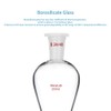 StonyLab Borosilicate Glass 250ml Heavy Wall Conical Separatory Funnel with