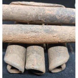 Generic Smoked Mini Clay Rolls Broken 200 GMS, Saffron