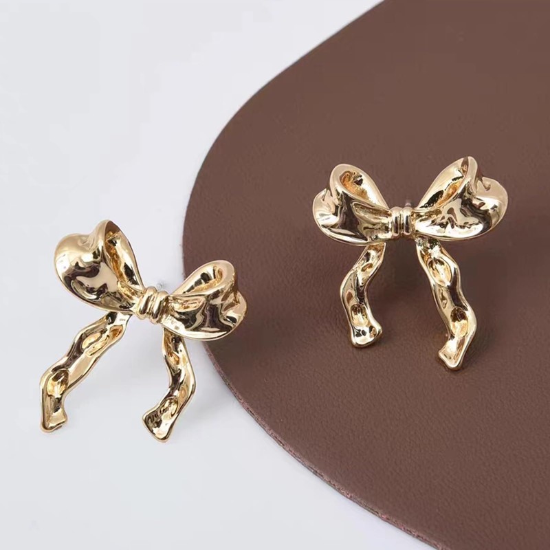 Bow Earrings for Women Rhinestone Bow Earrings Crystal Statement Dangle