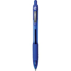 Zebra Pen Z-Grip Retractable Ballpoint Pen, Smooth-Flowing Blue Ink, 1.0mm Medium Point, School & Office Supplies, Ideal for Note-Taking, Journal and Planner Use, 12-Count (22220)