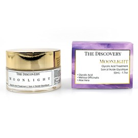 VEGAN Glycolic Acid 10% Night Cream, Super Rich Exfoliating Moisturiser, Anti-Aging, Anti Wrinkles, Cruelty-Free, Free from Nasties, Aloe Vera, Vitamin E, Moonlight - 50mL / 1.7oz