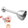 Stainless Steel Egg Shell Opener and Egg Peeler, Stainless Steel