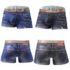 Golirsteca - Calzoncillos tipo calzones de algodón 3D para hombre,