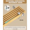 Cooks Standard Hooks, 4 Pack Aluminum Ceiling Hooks for Pot