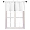 JIUZHEN Valance Curtains for Kitchen Window Valances for Living Room/Basement