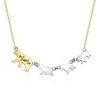 Beffy Mama Bear Necklace with 3 Three Cubs for Women,