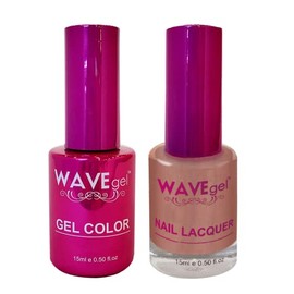 WAVEGEL Soak-Off Gel & Nail Lacquer Matching Duo Set - Princess Collection - #39 Tree Bark I 0.5 Oz