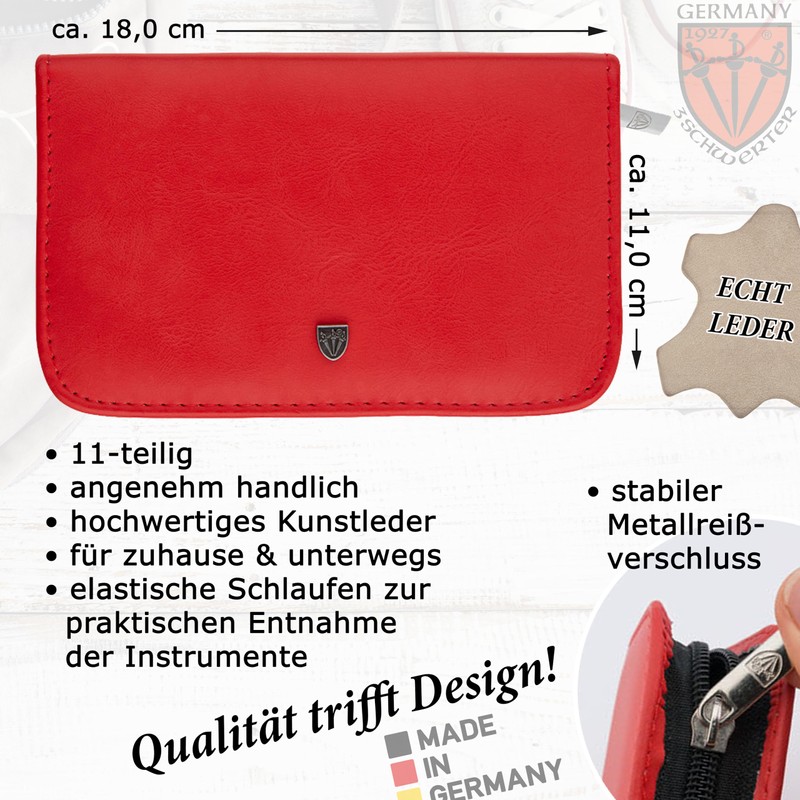 DREI SCHWERTER Livorno Manicure Set, Made in Solingen, Germany