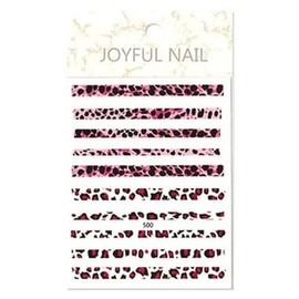 Nail Nara Leopard Print Nail Sticker 500 (S6157724) / 호피 네일스티커 500 (S6157724)