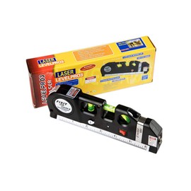 HONGCI Multipurpose Laser Level with 8ft/250cm Standard Metric Tape Ruler,Spirit Level Laser,Measuring Tape,Good for Hang Photos,Install Shelves,Lay Floors,Hang Wallpaper