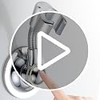 Shower Head Holder Suction Cup Handheld Bracket Adjustable Height Shower
