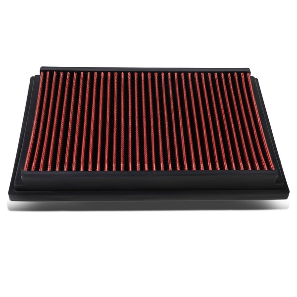 DNA Motoring AFPN-083-RD Clean Air Washable Drop In Panel Air