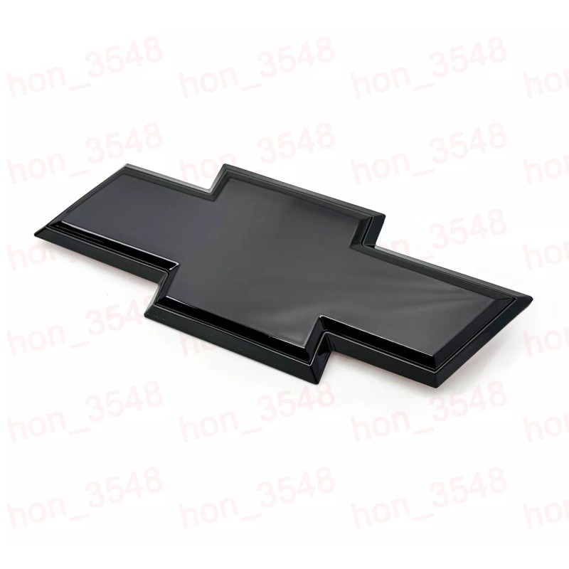 Auto Black Rear Tailgate Bowtie Emblem Badge For 07-14 Silverado