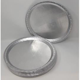 Aluminium Foil Round Roasting Oven Dish Trays Pizza BBQ Platter 30cm 12" (4)