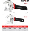 MAXPOWER Adjustable Spanner Set, 2-in-1 Adjustable Wrench Set, Plumbing Wrench