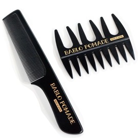 BABLO Pomade Comb, Mesh Comb, Set of 2, Men's, Styling, Made in Japan