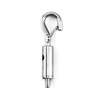 QWORK Steel Wire Rope Hanger, 40 Pack Portable Hook &