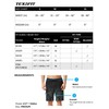 TEX2FIT 2-Pack Stretchy Mens Swim Shorts 9 Inch Inseam with