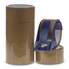 Brown Packing Tape 6 Roll Pack With Tape Dispenser |