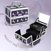 Joligrace Makeup Case for Girls Cosmetic Train Case Makeup Storage