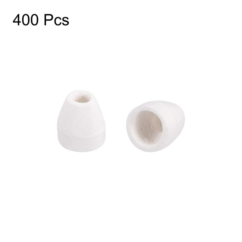 sourcing map Ceramic Conical Insulation Beads for Heat Shrink Tubing