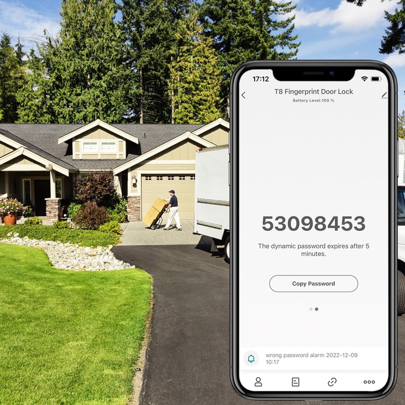 Dhiedas Door Handle Lock - Keyless Door Knob Door Lock