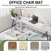WTHYGB Office Chair Mat for Hardwood Floor Abstract Washable Desk