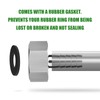 TAISHER 2PCS 304 Stainless Steel Garden Hose Repair Connector, 5/16"