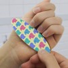 Cute Kawaii Baby Elephants Pattern Double-Sided Oval Nail File Emery