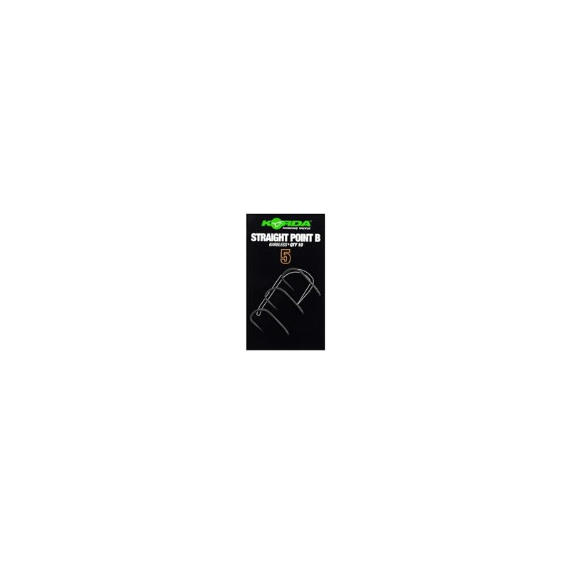 Korda Straight Point Barbless Qty 10 (Size 6)