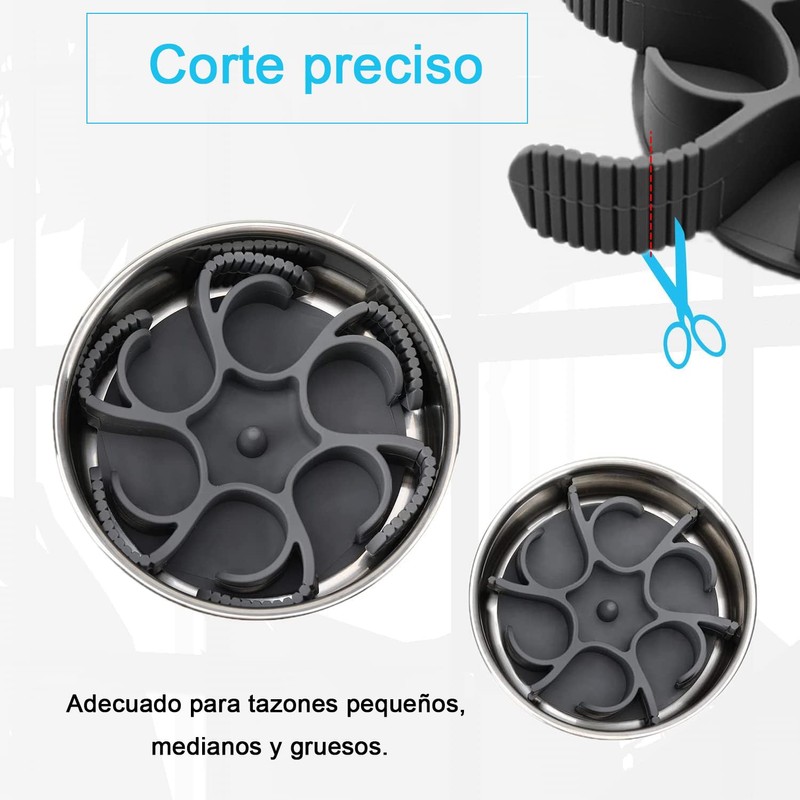 KOMPORY Plato para Perro Alimentación Lenta, Cuenco de Comida Lenta