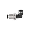 sourcing map 2 End 6mm Tube Push Lock Elbows, M14