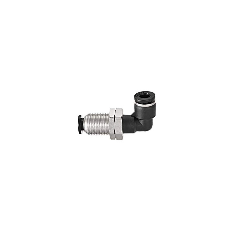 sourcing map 2 End 6mm Tube Push Lock Elbows, M14