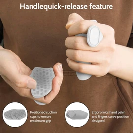 Workout Grips,HMNXG Ergonomic Rubber Hand Protector Gloves for Weight Lifting, Pull-Ups, Gym Training and Exercise for Men Women (White)