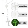 JUXINGDAZYF 17'' luminous in the dark rosary, imported from Italy