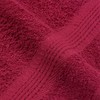 vidaXL bordeaux soap towels set - cotton washcloths 30x30cm -