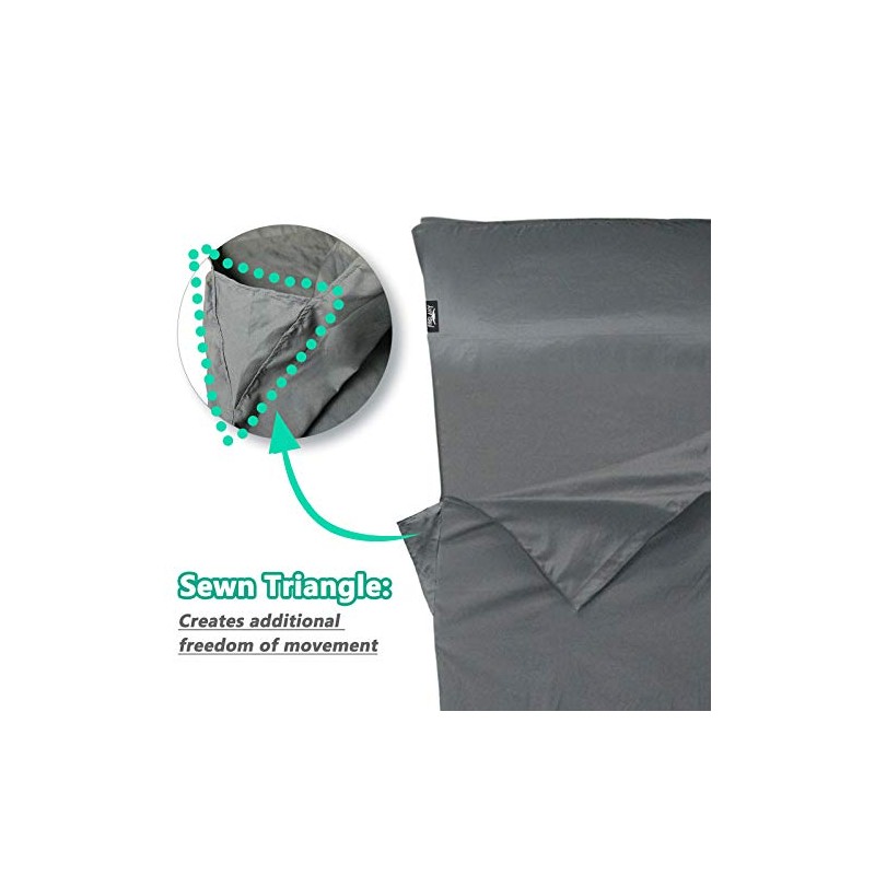 Frelaxy XL Sleeping Bag Liner - Ultralight Travel Sheet