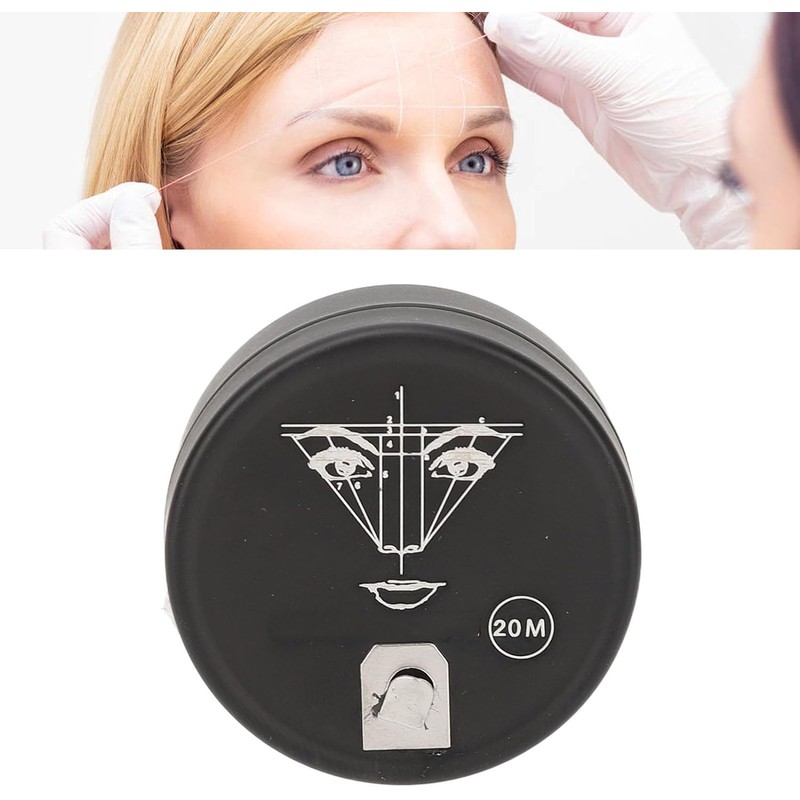 Hilo de Mapeo de Cejas Preentintado de 65,6 Pies, Hilo