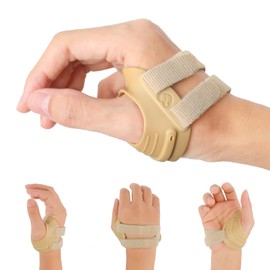 AKSO MEDICOS CMC Thumb Brace - Comfortable Thumb Splint for CMC Joint Pain, Osteoarthritis, Tendonitis, Arthritis, CMC Joint Thumb Arthritis Brace for Women & Men (Right Hand, Large)