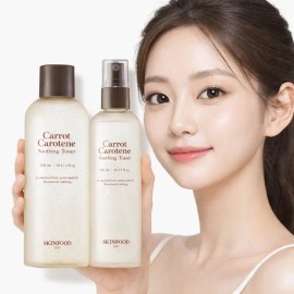Skinfood Carrot Carotene Soothing Moist Toner Special Set (Toner + Mist) / 스킨푸드 캐롯 카로틴 수딩 촉촉 토너 기획세트(토너+미스트)