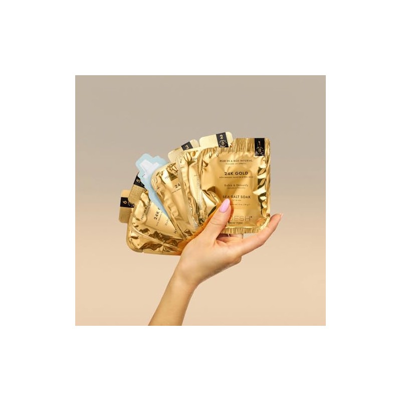VOESH Pedi in a Box Imperial 24K Gold- 6 step