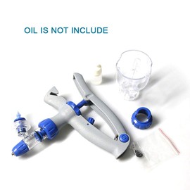 Continuous Syringe Adjustable Continuous Syringe Self Refill Syringe, Vaccine Injector Veterinary Tool, Reusable
