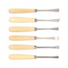 Professional 6 Piece Wood Carving Chisel Set, Engraving Chisel for