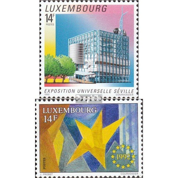 Luxembourg 1298,1305 (complete.issue.) unmounted mint/never hinged ** MNH 1992 world