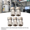 5PCS Plumbing Fittings Stainless Steel Female Thread Pipe Adapter Fittings