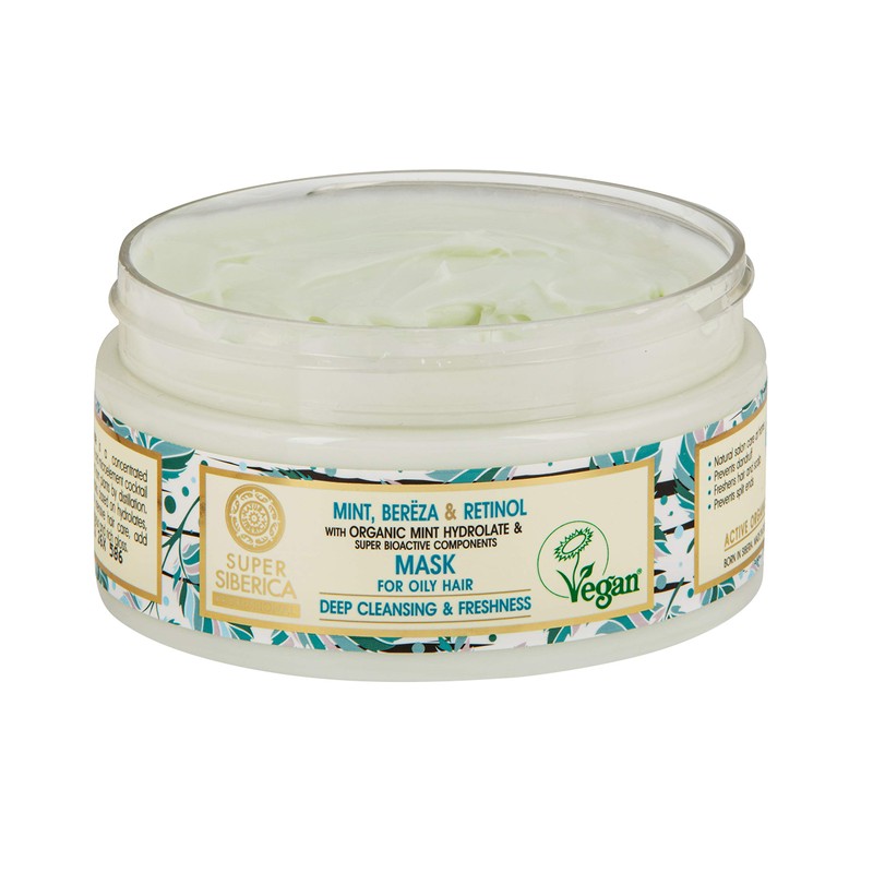 Natura Siberica Super Mint Bereza & Retinol Mask for Oily