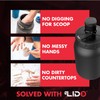 MYLIDO Protein Dispenser Scoop Powder Dispense Supplement Funnel Universal Size