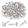 100PCS Brads Paper Fasteners Brass Brads Round Fasteners Mini Metal