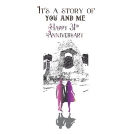 It’s A Story of You and Me Happy 31st Anniversary: Anniversary Gift for her, Anniversary gift for him, 100 things I love about you, I love you, Husband wife, Father Mother Gift, A years of us
